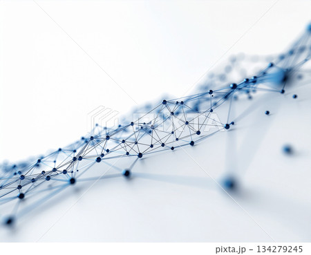 情報とひらめきが交差する次世代インテリジェンス背景 134279245