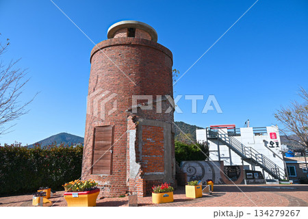 【韓国/麗水市】天使壁画村の頂上にある午砲台跡地 134279267