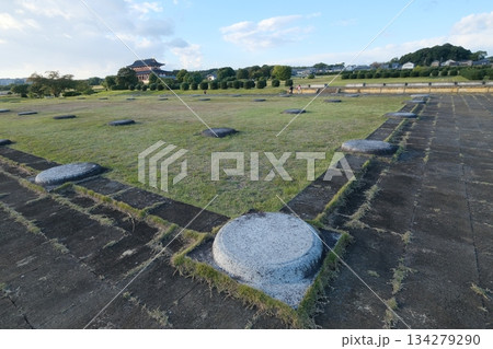 平城京跡の第二次大極殿跡 平城京跡の第二次大極殿跡 134279290