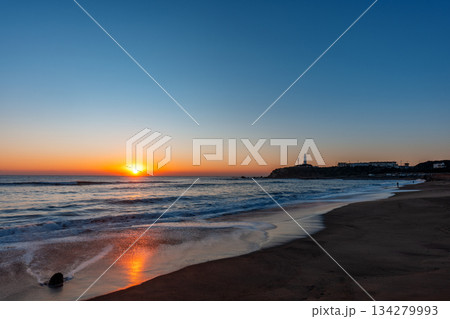 [千葉県]犬吠埼灯台・君ヶ浜しおさい公園の日の出 134279993