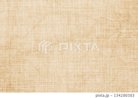 布 テクスチャ 背景 ビンテージ ブラウン 134280383