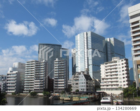 天王洲橋から北品川方面を望む 134280669