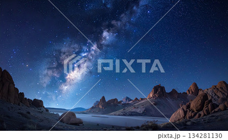 宇宙　惑星　生成AI　背景　 134281130