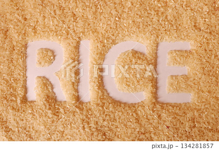 numbers written in rice 134281857