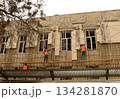 construction site with crane 134281870