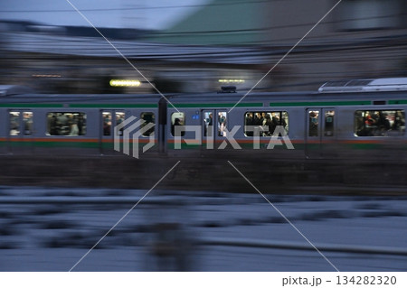 東海道線　流し撮り 134282320