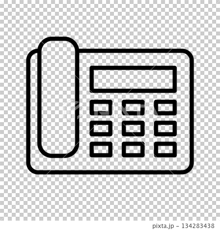 Landline phone icon Landline phone icon 134283438
