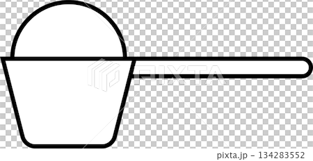 測量湯匙圖標 測量湯匙圖標 134283552