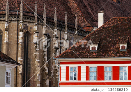 The Black church in Brasov, Romania The Black church in Brasov, Romania 134286210