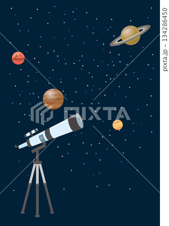 天体望遠鏡と宇宙 134286450