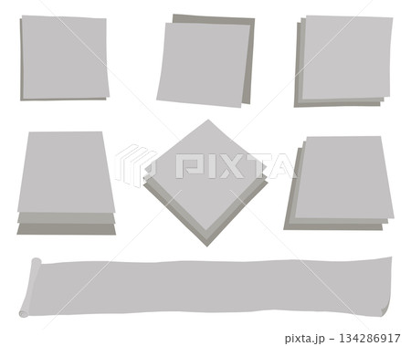 メモ用紙のイラスト 134286917