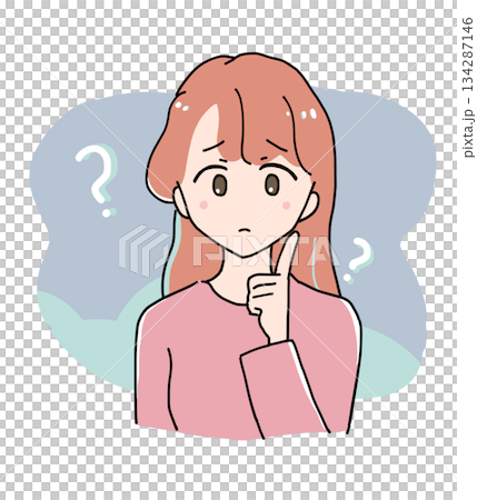 憂心忡忡的女人、媽媽、年輕人 134287146