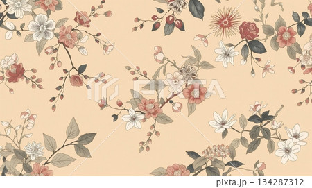 和柄デザイン 134287312