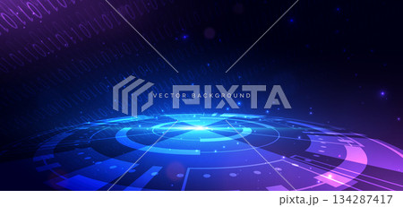 Abstract digital data binary code diagonal on...のイラスト素材 [134287417] - PIXTA