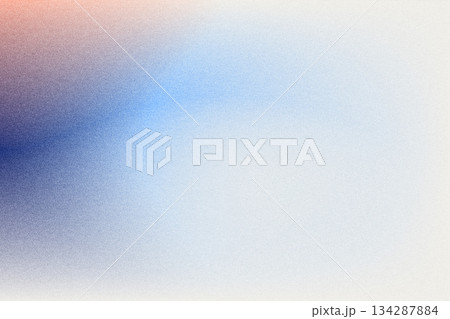 Abstract grainy gradient background in blue, white, and orange tones. Color of the Year 2026 Showcase 134287884
