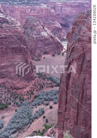 キャニオン・デ・チェリー国定公園の渓谷底 134288026