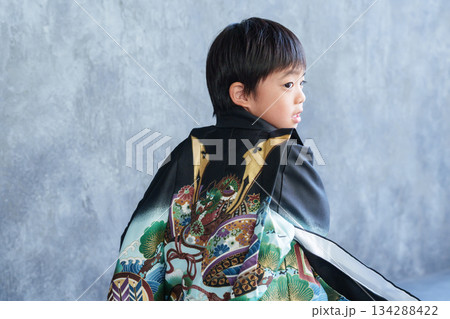 男の子の七五三 134288422