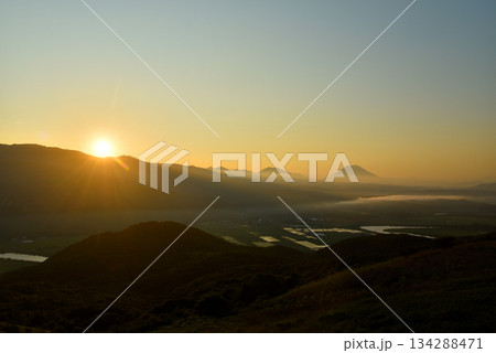 磯谷高原 羊蹄山と尻別川 磯谷高原 羊蹄山と尻別川 134288471