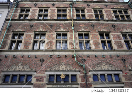 royal Copenhagen historic building detail 134288537