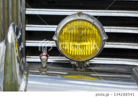 old vintage car detail close up 134288541