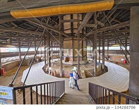 野木町煉瓦窯の窯上部(2階)【栃木県野木町】 野木町煉瓦窯の窯上部(2階)【栃木県野木町】 134288706