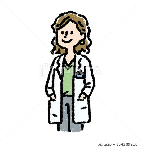 女性医療従事者 134289218