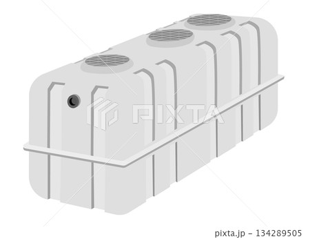 合弁浄化槽のイラスト 134289505