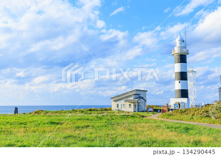 秋の入道埼灯台 秋田県男鹿市 秋の入道埼灯台 秋田県男鹿市 134290445