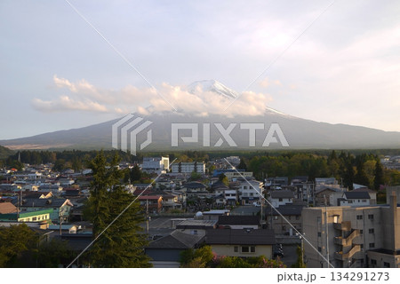 富士急富士山駅ビルより富士山 富士急富士山駅ビルより富士山 134291273