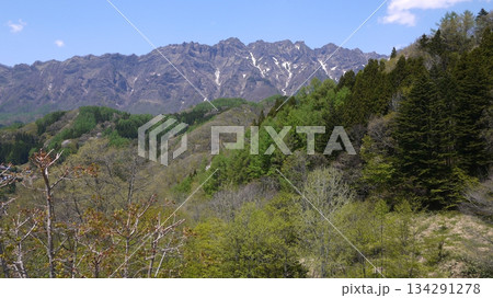 長野市、大望峠からの戸隠連峰 長野市、大望峠からの戸隠連峰 134291278