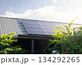 Eco House With Solar Roof 134292265