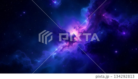 Deep Space Cosmic Nebula Glow 134292813