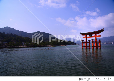 安芸の宮島・厳島神社大鳥居 134293217