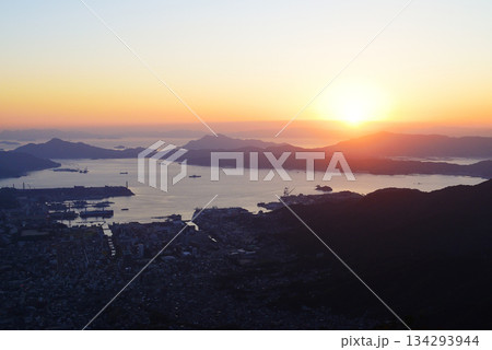 広島県呉市 灰ヶ峰からの眺望 広島県呉市 灰ヶ峰からの眺望 134293944