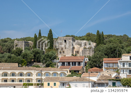 Ruin of an old stone castle, Kassiopi, Corfu, Greece Ruin of an old stone castle, Kassiopi, Corfu, Greece 134295974
