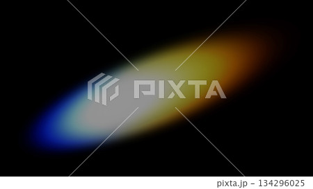 暗い背景に広がる抽象的なグラデーション光 134296025