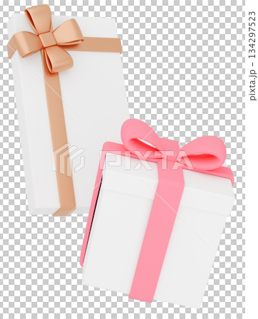 3D illustration_present_pink 134297523