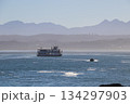Knysna River Lagoon With Ferry & Small Powerboat 134297903