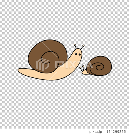 A cartoonish drawing of a large brown A cartoonish drawing of a large brown 134299236