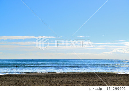 片瀬江の島 江の島海岸東浜海水浴場 片瀬江の島 江の島海岸東浜海水浴場 134299401