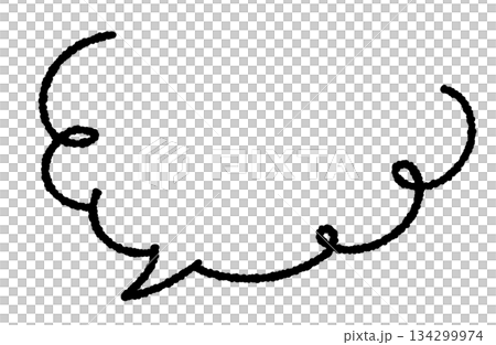 Hand-drawn style speech bubbles. Comic book style speech bubbles that look like they were drawn with a pen. Hand-drawn style speech bubbles. Comic book style speech bubbles that look like they were drawn with a pen. 134299974
