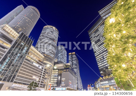 名古屋市、名駅通のイルミネーション 134300656