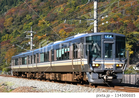 福知山へ向けて山陰本線をゆく223系5500番台 福知山へ向けて山陰本線をゆく223系5500番台 134300885