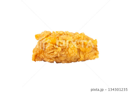 fry chicken pop isolated on white background fry chicken pop isolated on white background 134301235