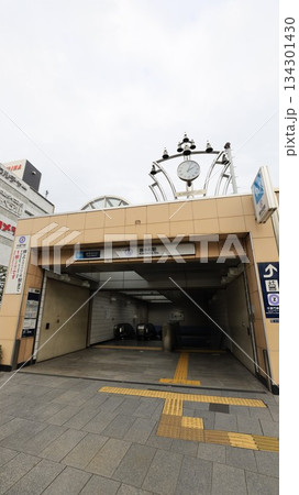 東京メトロ半蔵門線の錦糸町駅A1番出入口、エスカレーターが設置 134301430