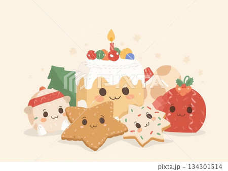 かわいいクリスマス 134301514