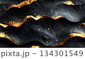 金箔黒和紙背景 134301549