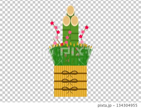 お正月の門松 お正月の門松 134304955