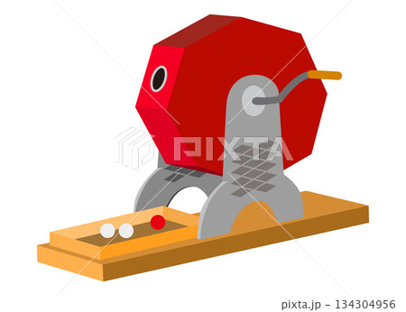 抽選会のガラポン 134304956