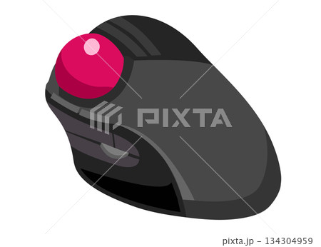 トラックボールマウスのイラスト 134304959
